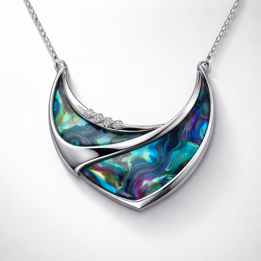 Abalone necklace
Abalone necklace , modern style