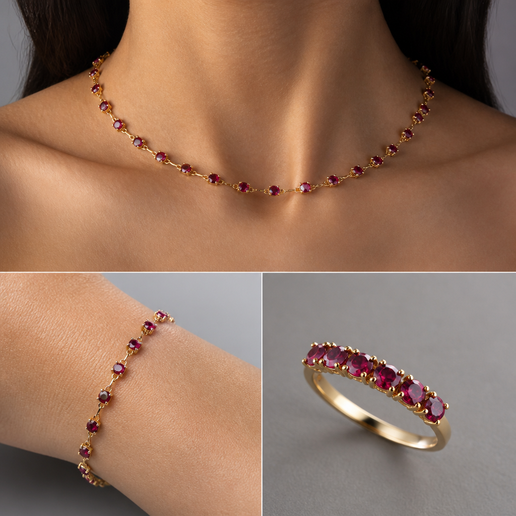 A women's ring. gargantilla con pulcera de rubies
photorealistic jewelry design, A women's ring. gargantilla con pulcera de rubies, modern style, just the design no text