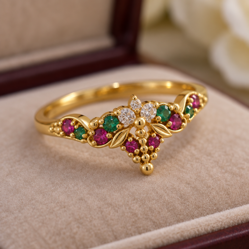 A women's ring
using the attached image as a visual reference, create A women's ring. photorealistic, just the design no text