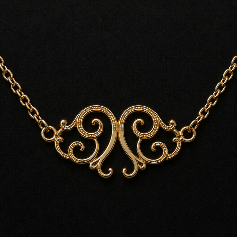 Delete pendant and Hang initials horizontal