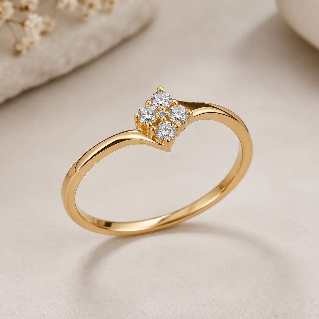 A women's ring, minimalist, simple and delicate, clean lines. SHREE JI GOLD SACHIN JEWELLERS
photorealistic jewelry design, A women's ring, minimalist, simple and delicate, clean lines. SHREE JI GOLD SACHIN JEWELLERS, modern style, just the design no text