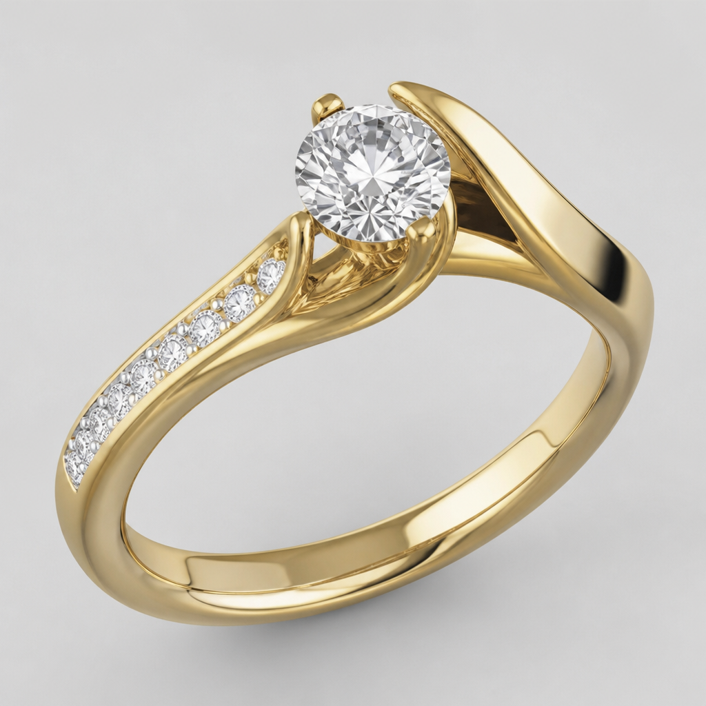 A women's ring
photorealistic jewelry design, A women's ring, modern style, just the design no text