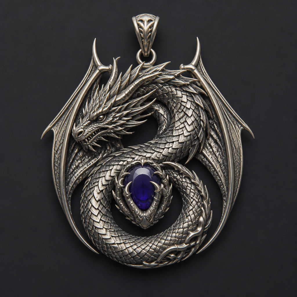 dragon
photorealistic jewelry design, dragon, just the design no text