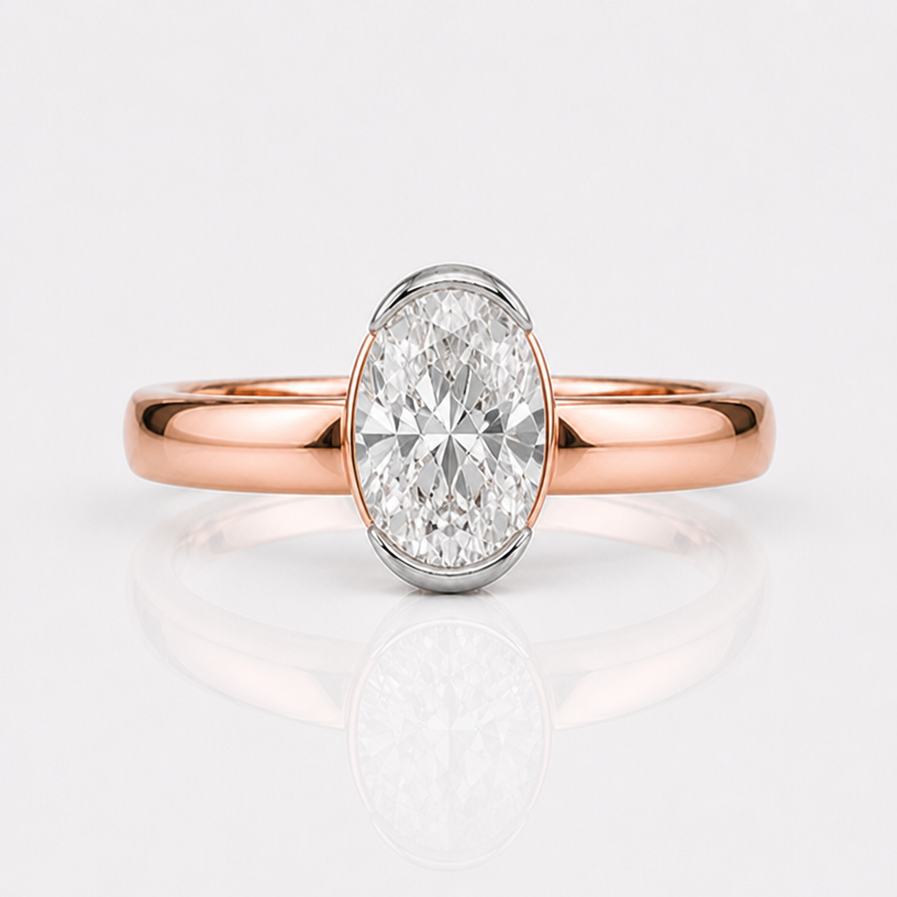 the oval stone is 16mm in length and 11mm in width, with a 4mm band
edit the attached jewelry design with these instructions: the oval stone is 16mm in length and 11mm in width, with a 4mm band. keep it photorealistic, just the design no text