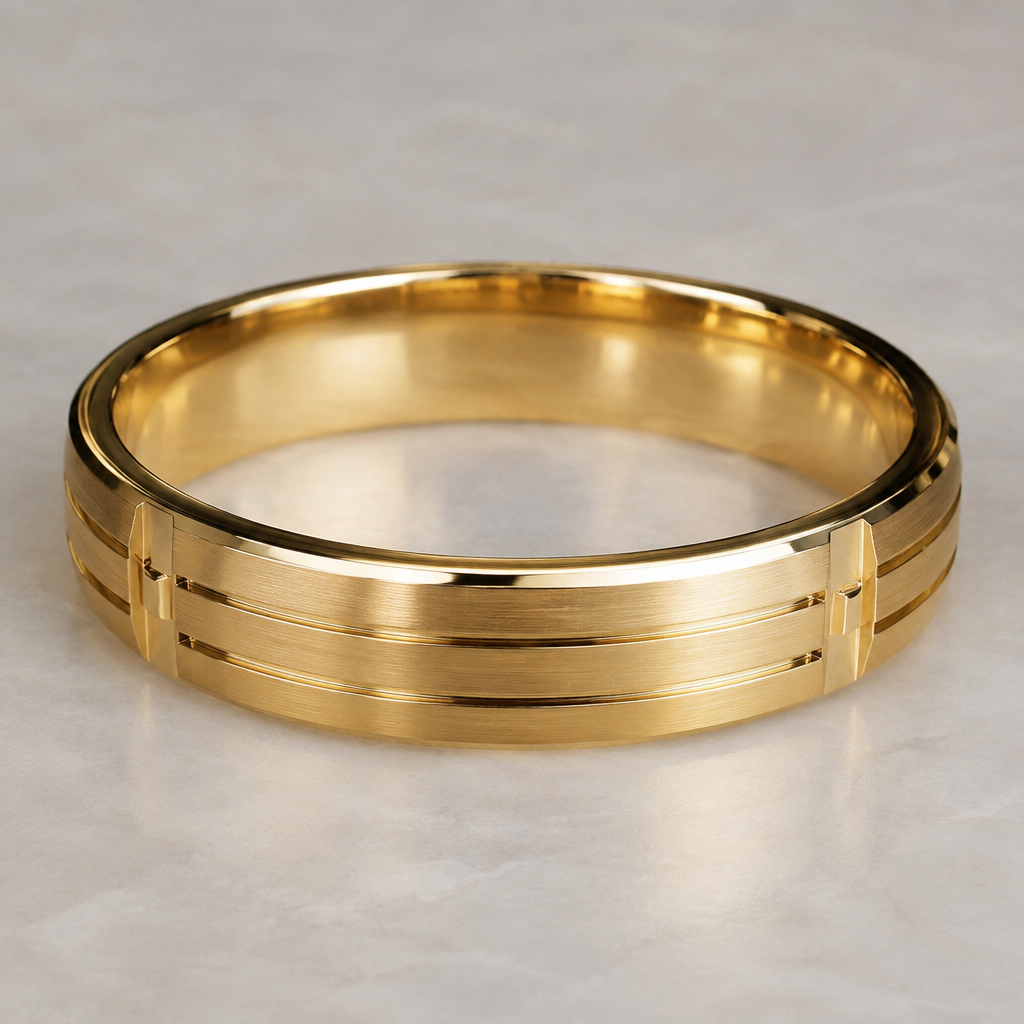 A bangle men's ring
photorealistic jewelry design, A bangle men's ring, bangle style, just the design no text