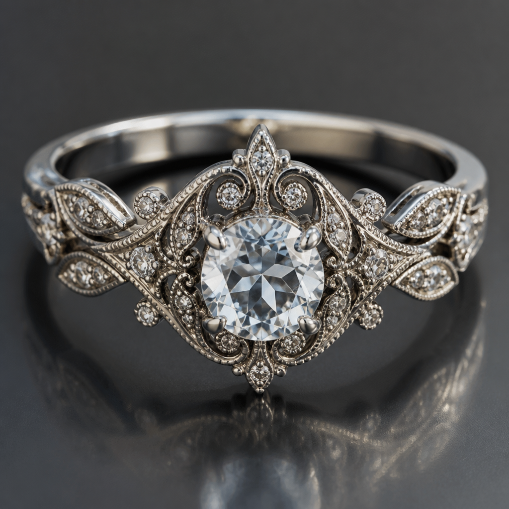 A women's ring. antiq jwellery
photorealistic jewelry design, A women's ring. antiq jwellery, modern style, just the design no text