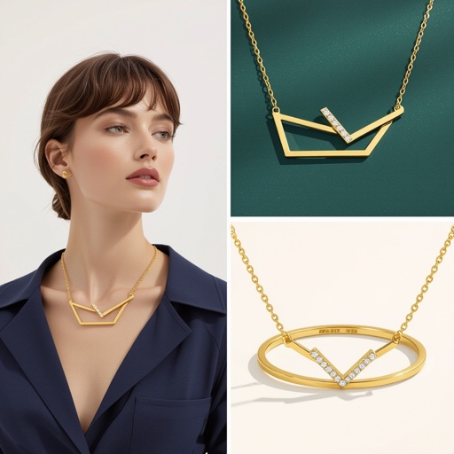 Necklace for daily wear American diamond 