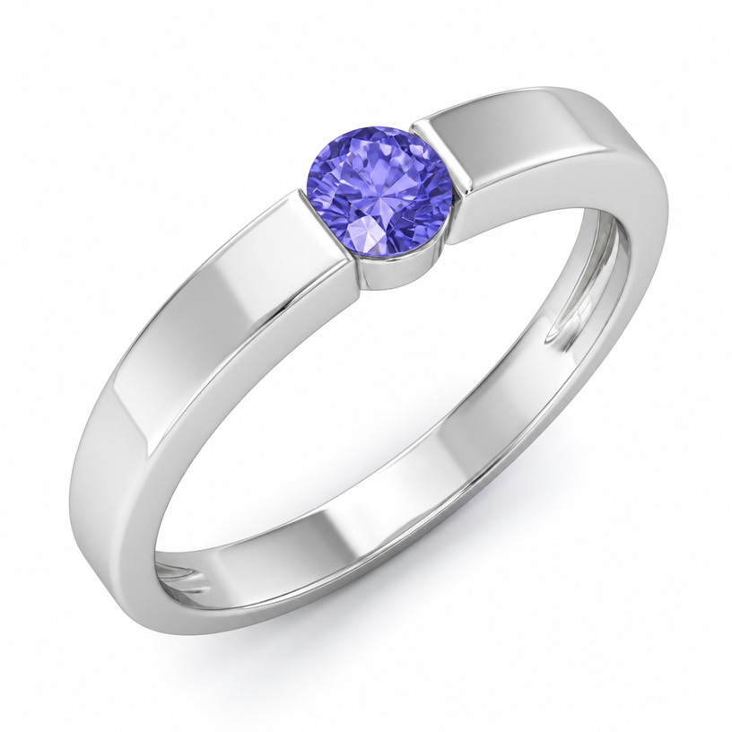 A women's ring made of platinum. platinum ring . with 6.5mm Tanzanite. keep this setting style
using the attached image as a visual reference, create A women's ring made of platinum. platinum ring . with 6.5mm Tanzanite. keep this setting style. photorealistic, just the design no text