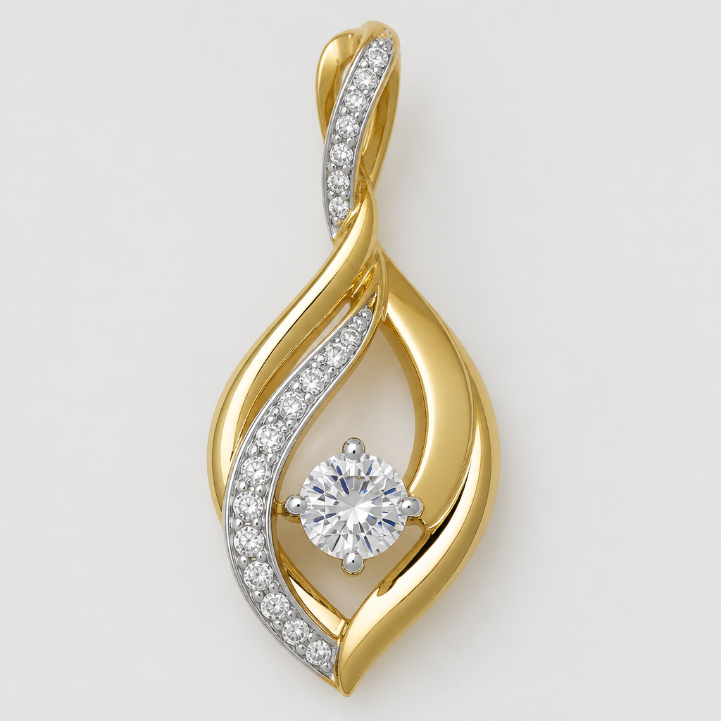 A women's pendant
photorealistic jewelry design, A women's pendant, modern style, just the design no text