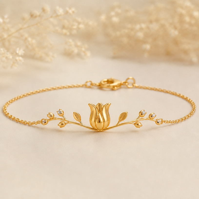 Make the branch less curvy and add few small diamonds
edit the attached jewelry design with these instructions: Make the branch less curvy and add few small diamonds. keep it photorealistic, just the design no text