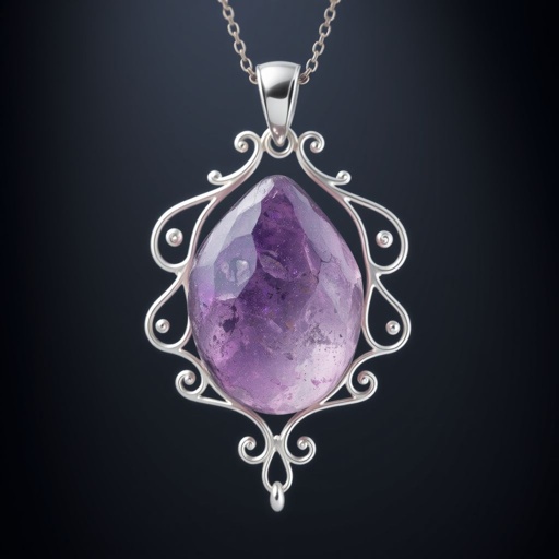 Pendant, silver use minimal, raw natural gemstone, elegant