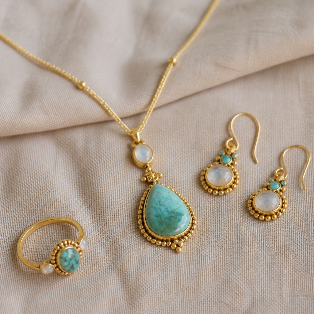 Boho chic jewelry
photorealistic jewelry design, Boho chic jewelry
, bohemian style, just the design no text