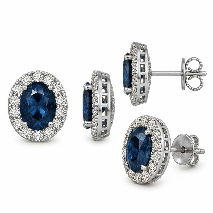 A women's earrings
using the attached image as a visual reference, create A women's earrings. photorealistic, just the design no text