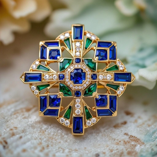 Colorful with enamel