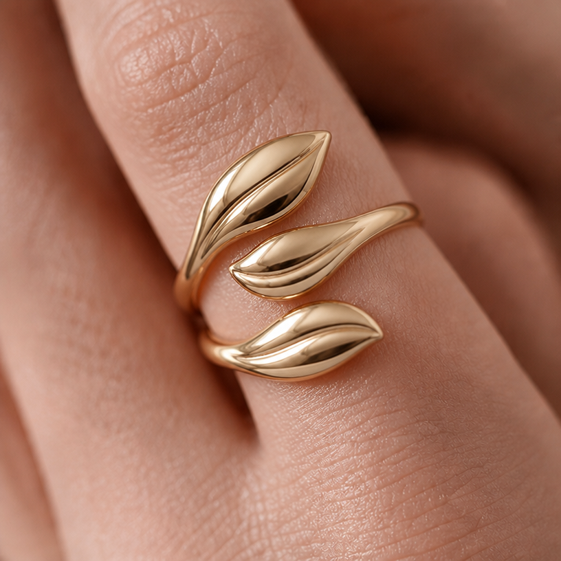 put leafs a little closer
edit the attached jewelry design with these instructions: put leafs a little closer. keep it photorealistic, just the design no text
