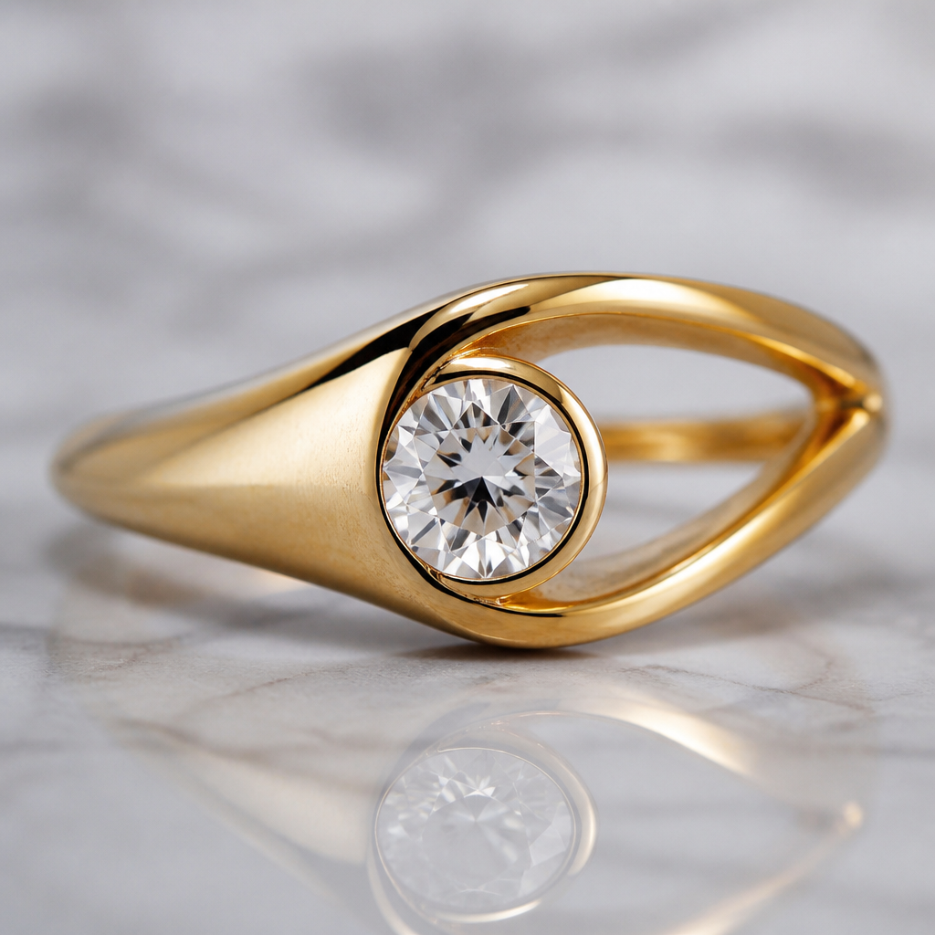 A women's ring
photorealistic jewelry design, A women's ring, modern style, just the design no text