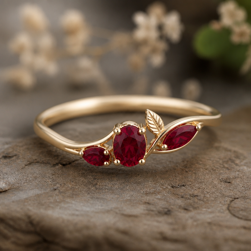 less mess around the stones and make the patern asymmetrical
edit the attached jewelry design with these instructions: less mess around the stones and make the patern asymmetrical. keep it photorealistic, just the design no text