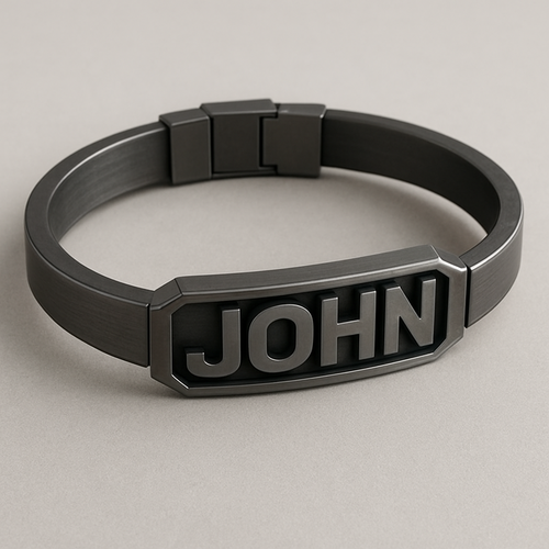 I need very unique bracelet for men with name john
