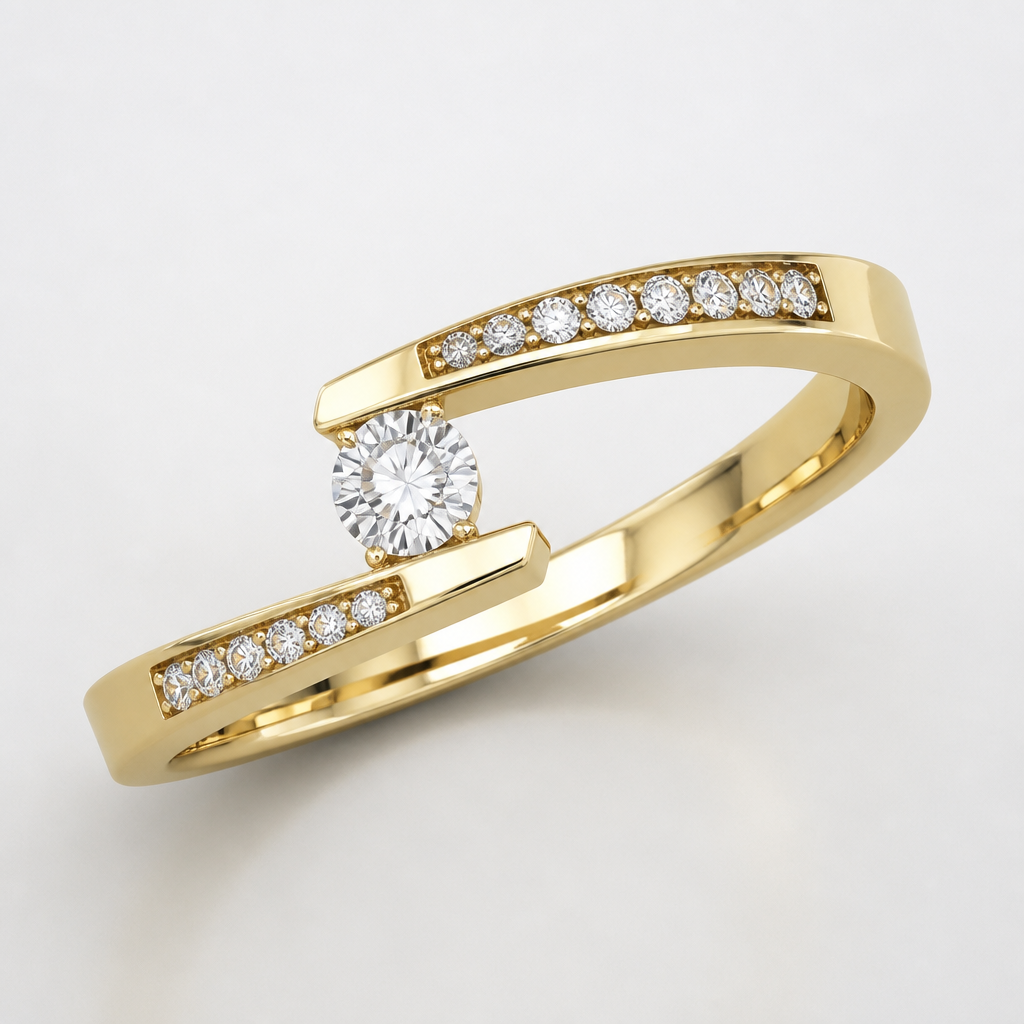 A women's ring
photorealistic jewelry design, A women's ring, modern style, just the design no text