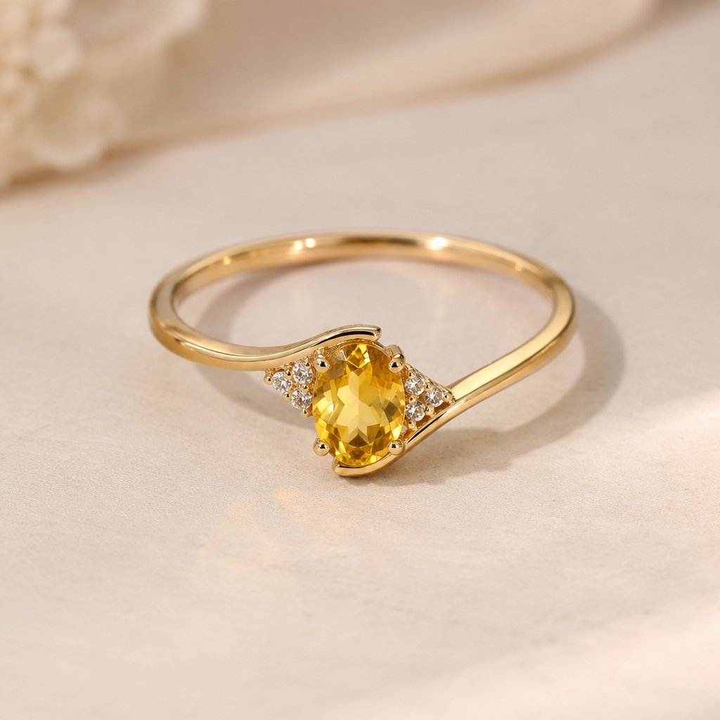 A women's ring with sapphire stones suitable for daily wear, minimalist, simple and delicate, clean lines. yellow sapphire
photorealistic jewelry design, A women's ring with sapphire stones suitable for daily wear, minimalist, simple and delicate, clean lines. yellow sapphire, modern style, just the design no text