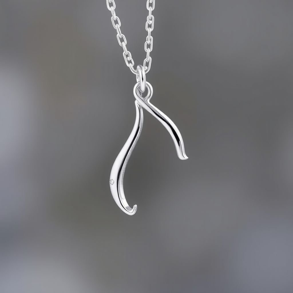 Pendant silver ice figure skating skates. Then remove boots and leave only lowest part of skates