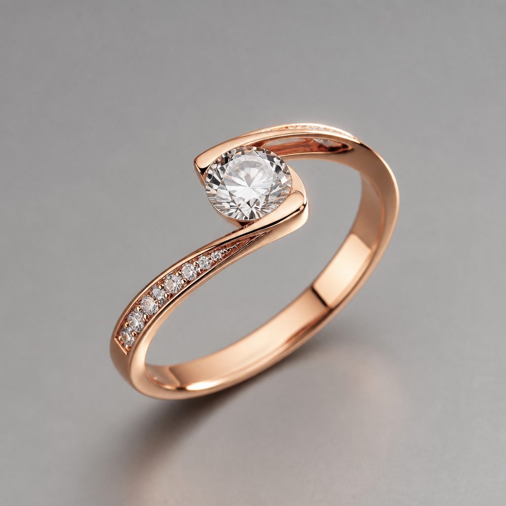 A women's ring
photorealistic jewelry design, A women's ring, modern style, just the design no text