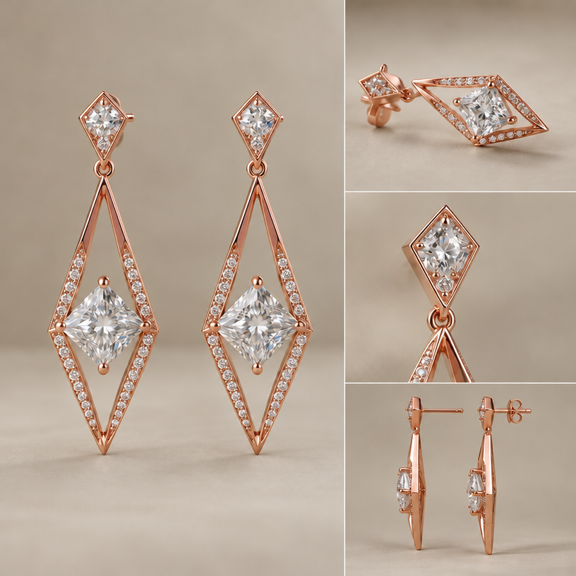 Make it rose gold
edit the attached jewelry design with these instructions: Make it rose gold. keep it photorealistic, just the design no text