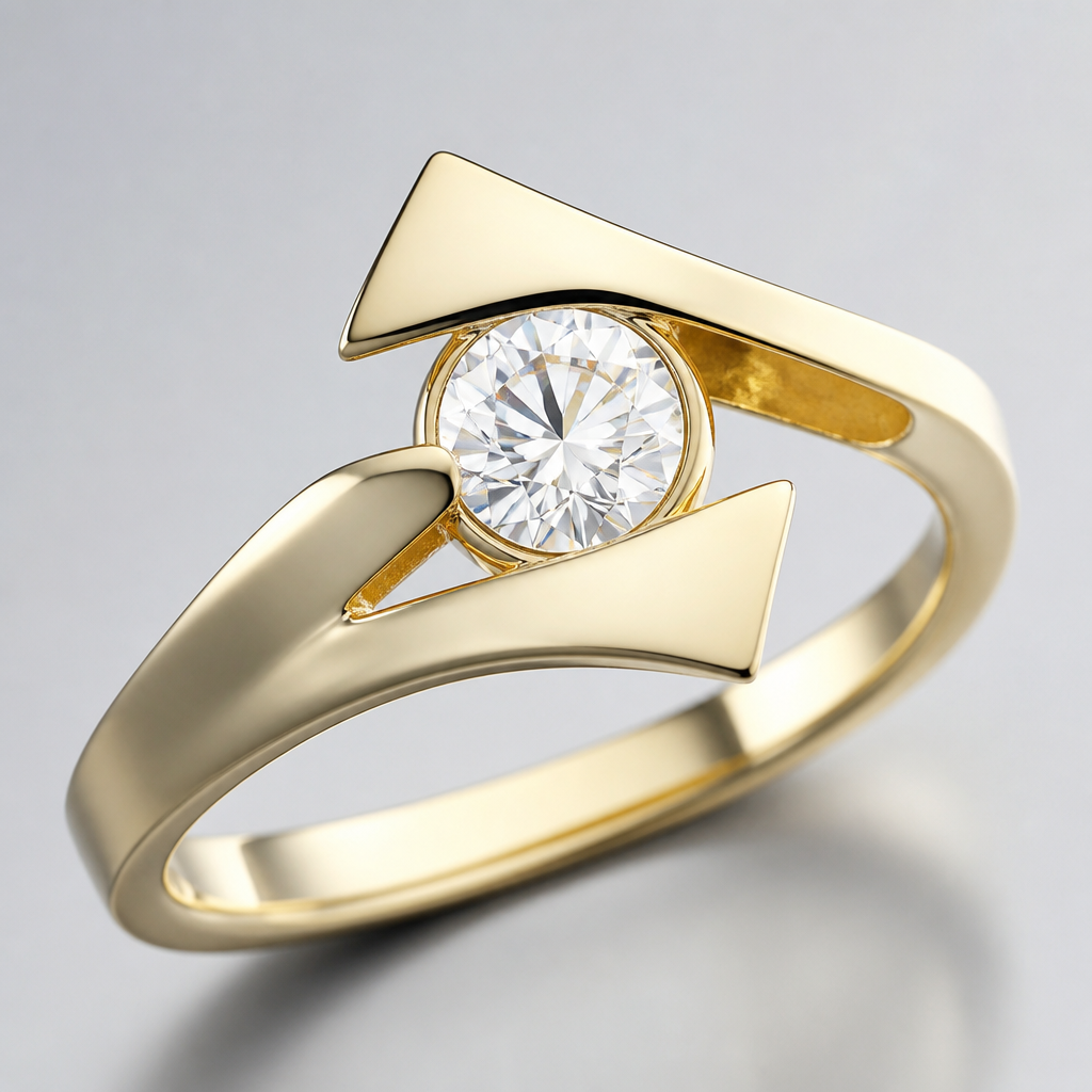 A women's ring
photorealistic jewelry design, A women's ring, modern style, just the design no text