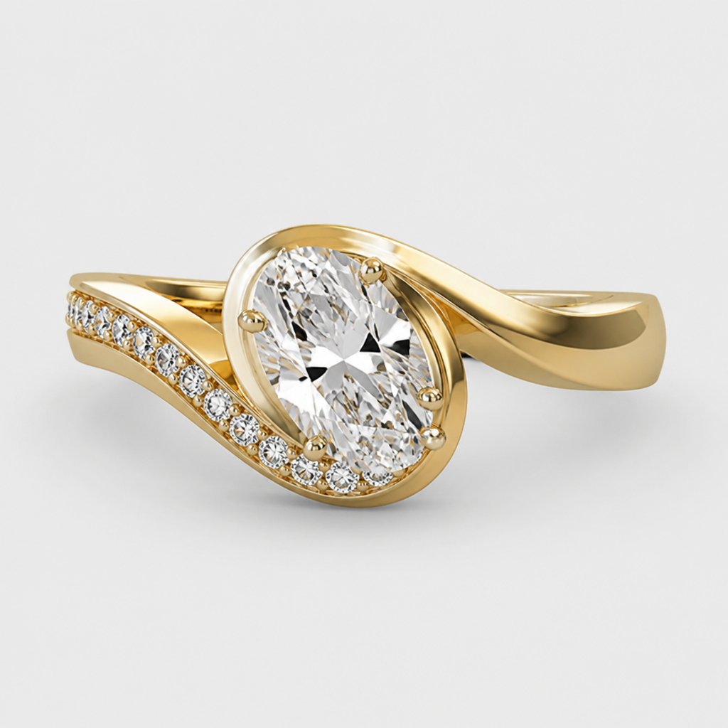 A women's ring
photorealistic jewelry design, A women's ring, modern style, just the design no text