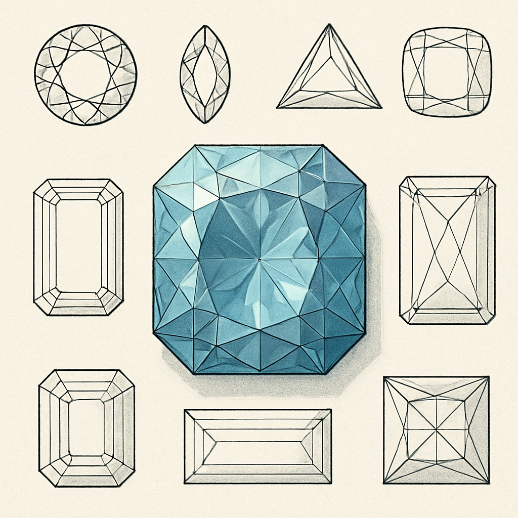 Design gemstone faceting 