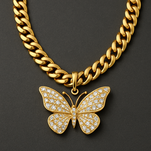 Butterfly Cuban chain 