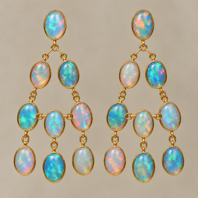 Connect the middle two (vertical) with each of its horizontal sisters by a larger straight link with eyes on either end like above
edit the attached jewelry design with these instructions: Connect the middle two (vertical) with each of its horizontal sisters by a larger straight link with eyes on either end like above. keep it photorealistic, just the design no text