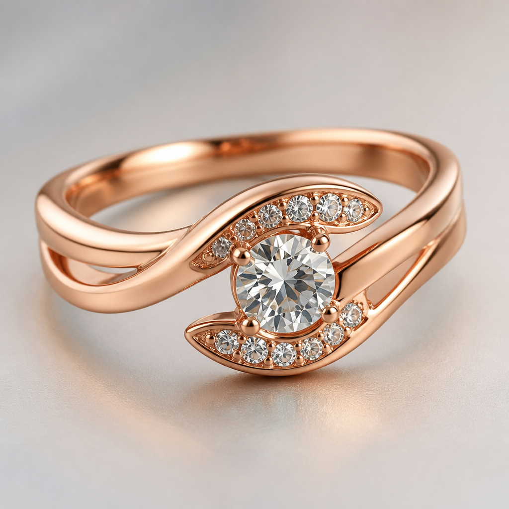 A women's ring
photorealistic jewelry design, A women's ring, modern style, just the design no text