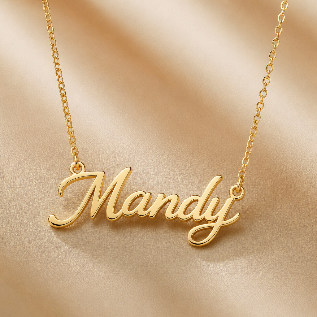 Beautiful necklace with the name Mandy as pendant
photorealistic jewelry design, Beautiful necklace with the name Mandy as pendant
, just the design no text