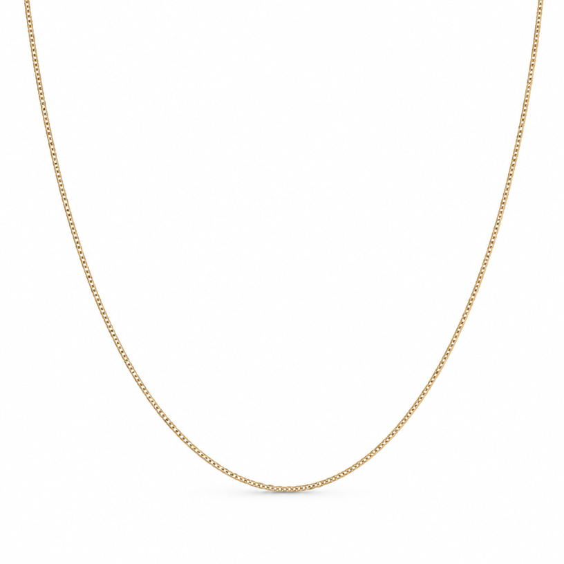 A minimalist women's necklace made of gold
using the attached image as a visual reference, create A minimalist women's necklace made of gold. photorealistic, just the design no text