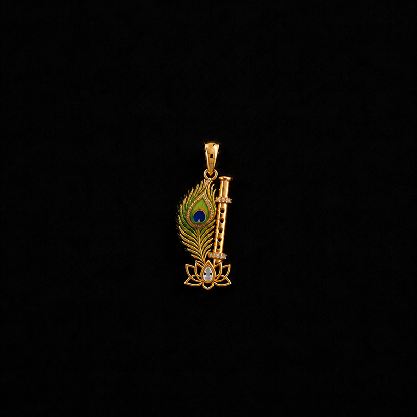 Change peacock feather
edit the attached jewelry design with these instructions: Change peacock feather. keep it photorealistic, just the design no text