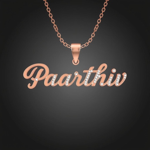 Paarthiv name chain pendant 
