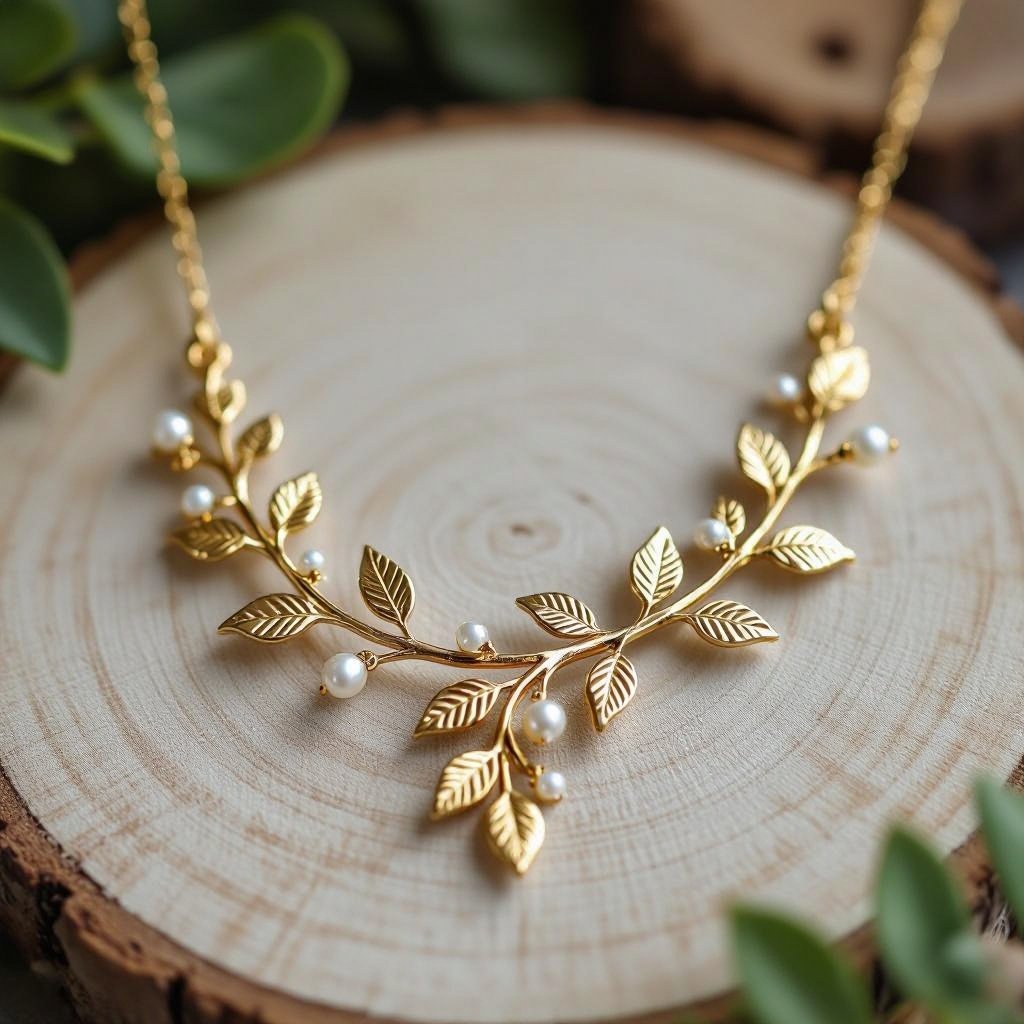 Necklace  nature inspired 