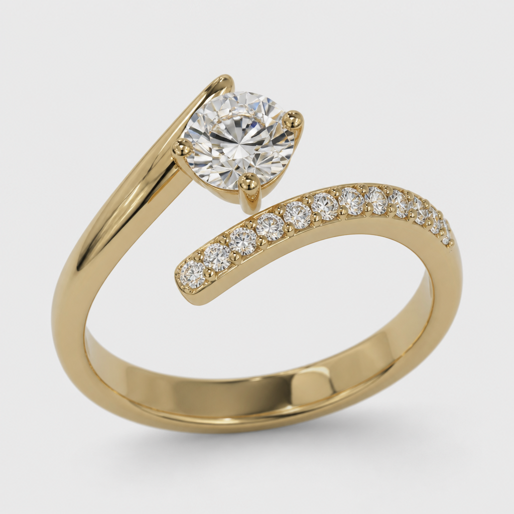 A women's ring
photorealistic jewelry design, A women's ring, modern style, just the design no text