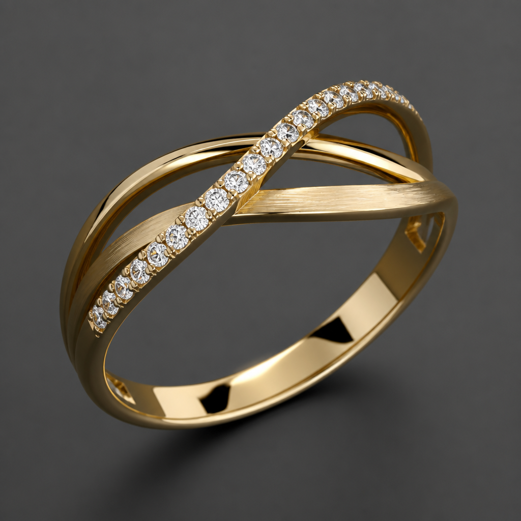 A women's ring
photorealistic jewelry design, A women's ring, modern style, just the design no text