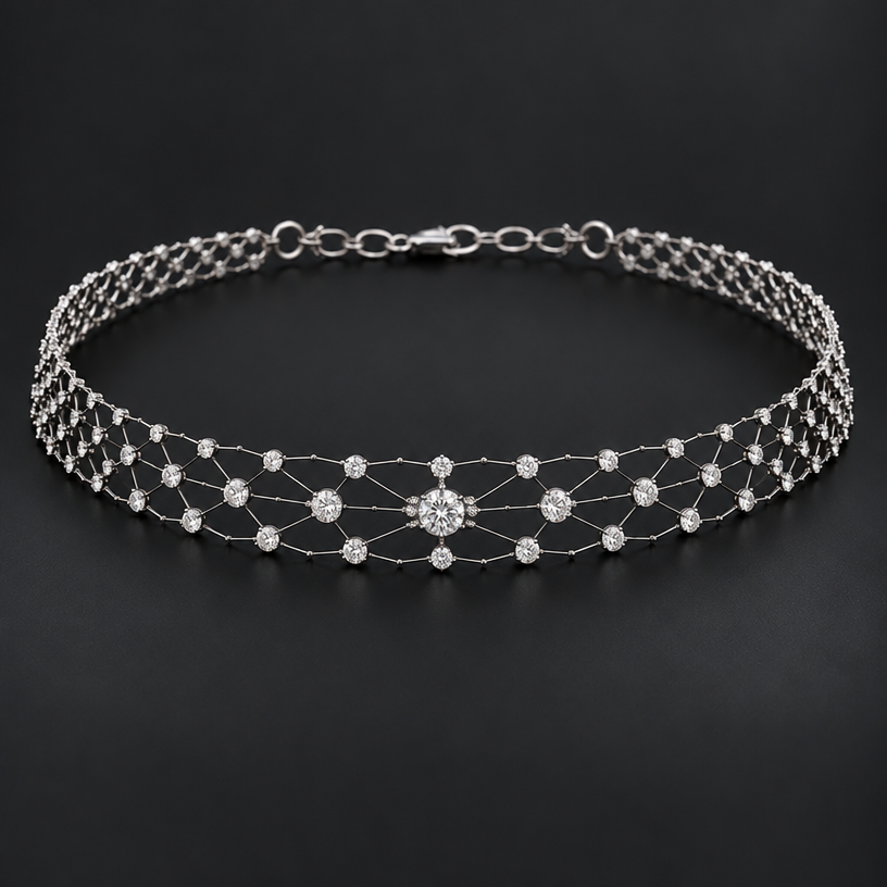 Diamonds to be made smaller
edit the attached jewelry design with these instructions: Diamonds to be made smaller. keep it photorealistic, just the design no text