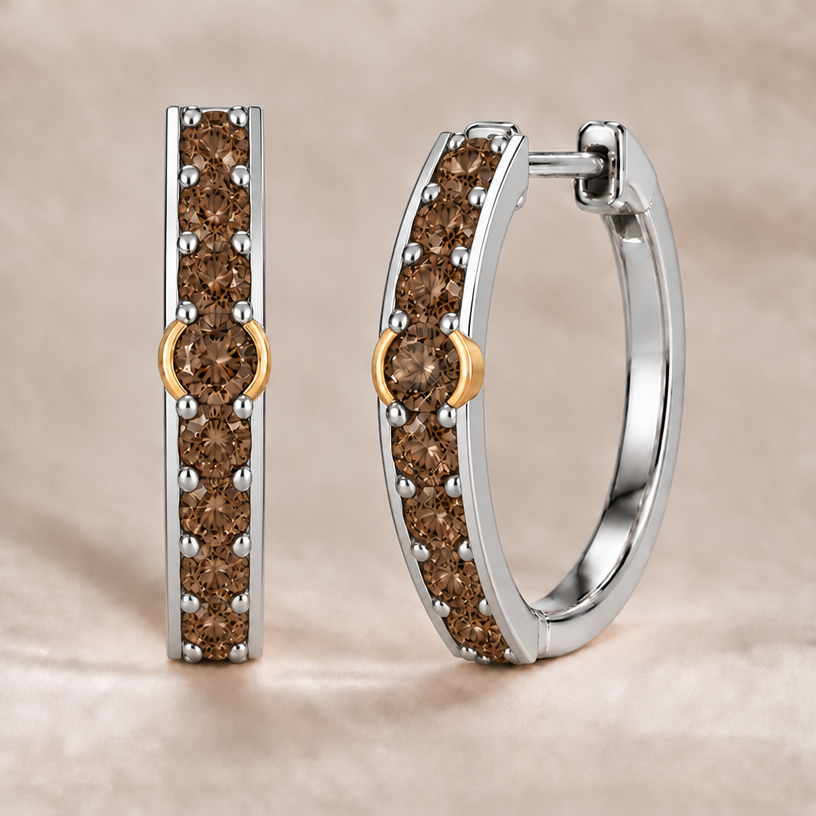 Add flat border to the sides of earrings
edit the attached jewelry design with these instructions: Add flat border to the sides of earrings. keep it photorealistic, just the design no text