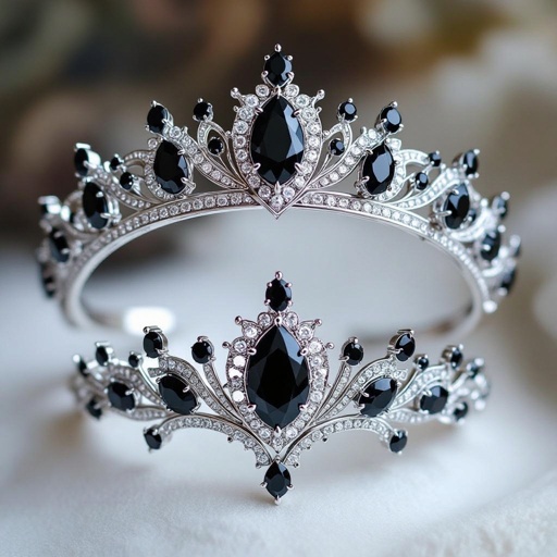 make a silver tiara in the style of toothless