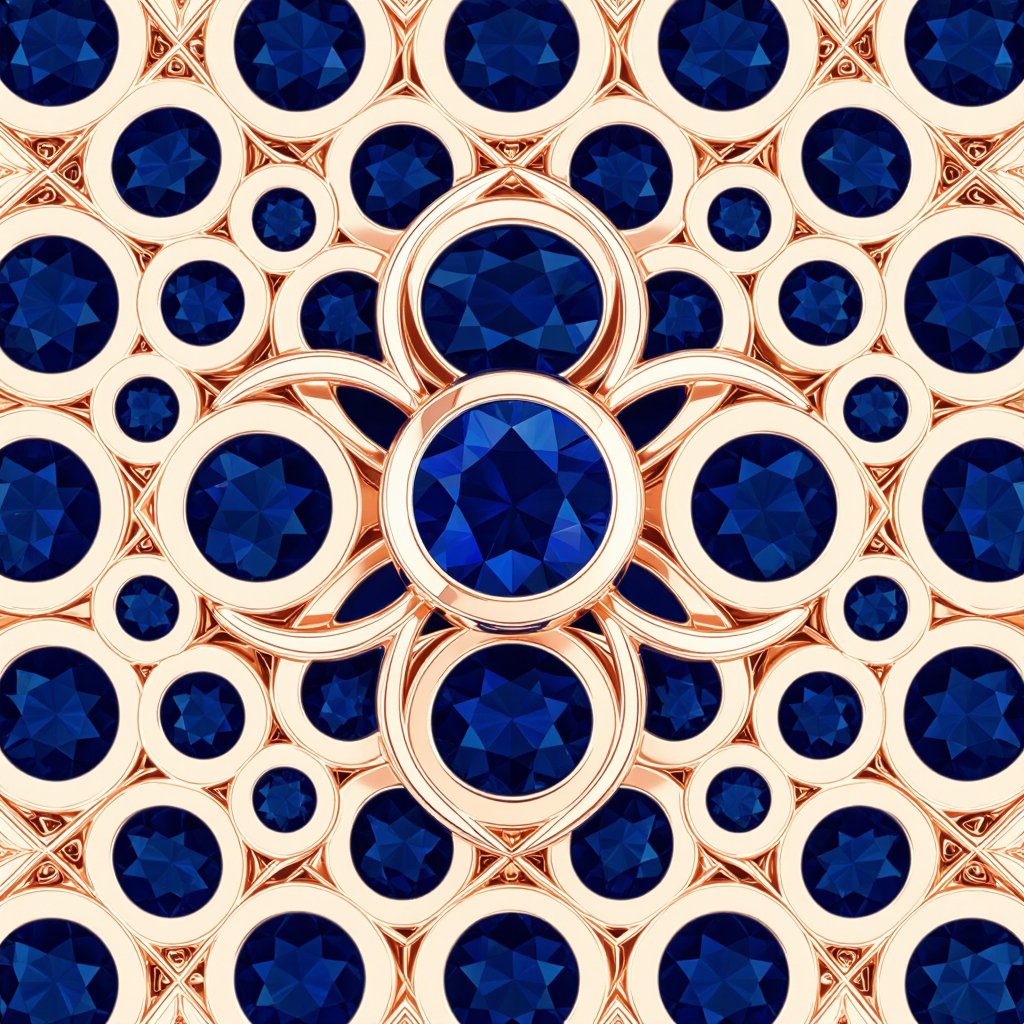 Round shape Kashmir Royal Blue Sapphire for Instagram thumbnail
