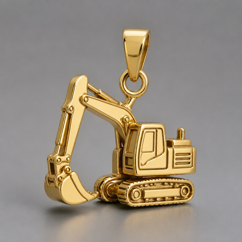 A minimalist men's pendant made of gold, detailed and decorative, moderately ornate. Un dije de oro para hombres de una retrocabadora
using the attached image as a visual reference, create A minimalist men's pendant made of gold, detailed and decorative, moderately ornate. Un dije de oro para hombres de una retrocabadora. photorealistic, just the design no text
