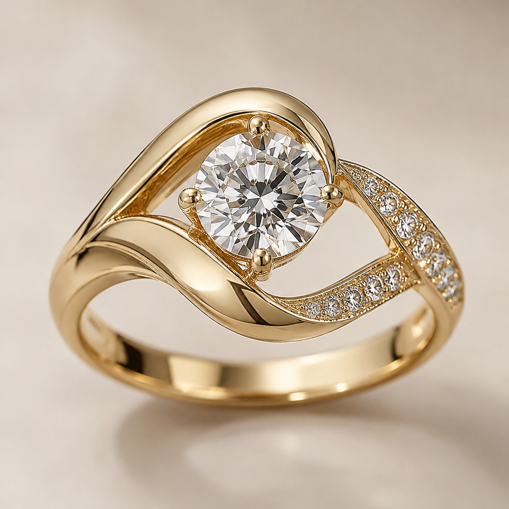 A women's ring
photorealistic jewelry design, A women's ring, modern style, just the design no text
