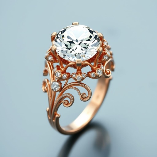 A fancy wedding ring diamond