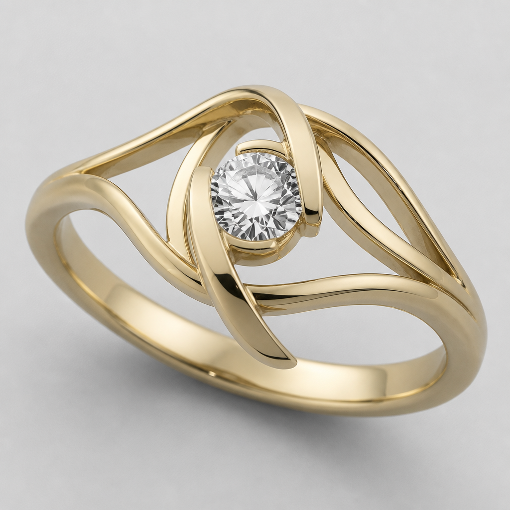 A women's ring
photorealistic jewelry design, A women's ring, modern style, just the design no text
