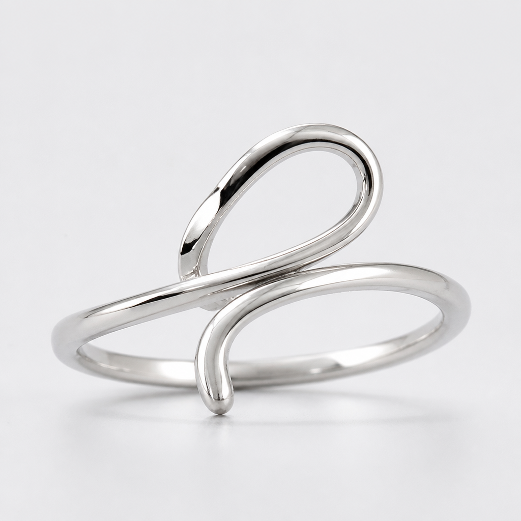 A women's ring made of silver, minimalist, simple and delicate, clean lines
photorealistic jewelry design, A women's ring made of silver, minimalist, simple and delicate, clean lines, modern style, just the design no text