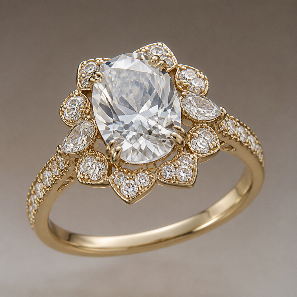 A luxury women's ring
photorealistic jewelry design, A luxury women's ring, luxury style, just the design no text